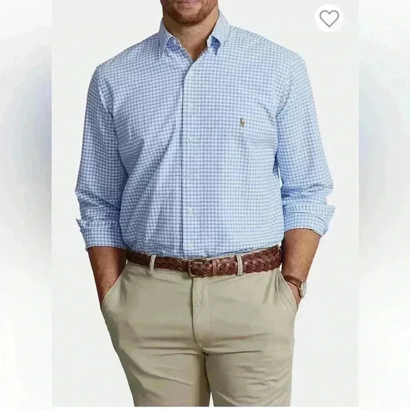 Polo Ralph Lauren Big & Tall Gingham Oxford Shirt sz 4XL - Picture 6 of 12